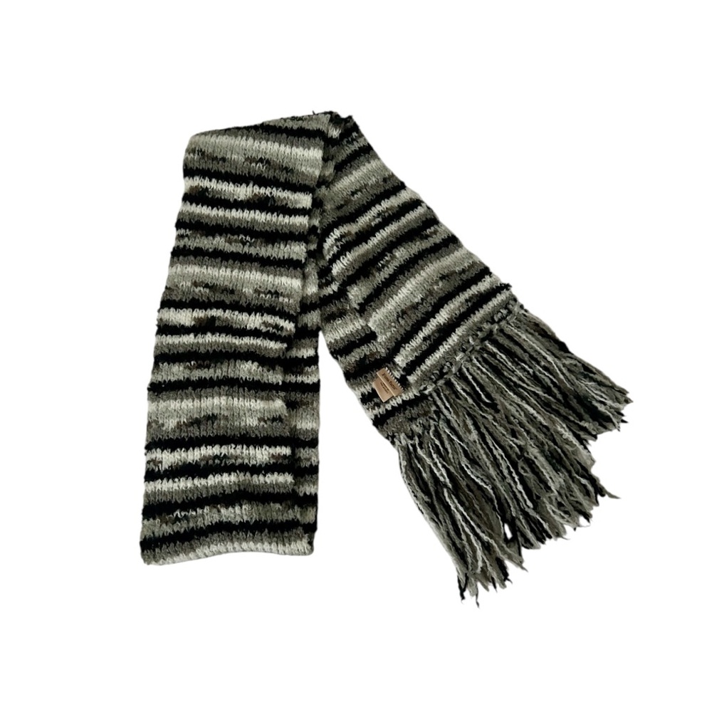 Fownes • Striped Knit Scarf